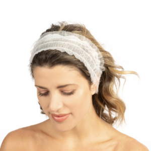 Fascia per capelli monouso in TNT - 100pezzi. - immagine 1