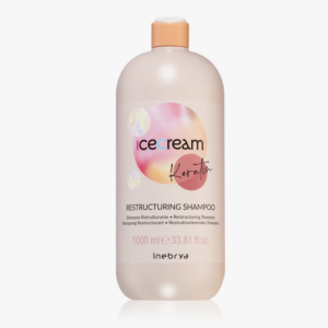 INEBRYA Ice Cream Keratin Restructuring Shampoo 1000ml - immagine 1